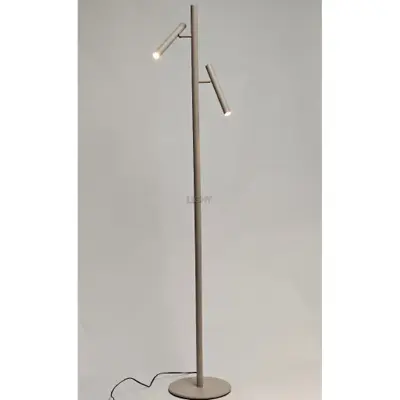 Foto van Leeslamp Luogo creme 2 lichts met dimmers s 9020 c