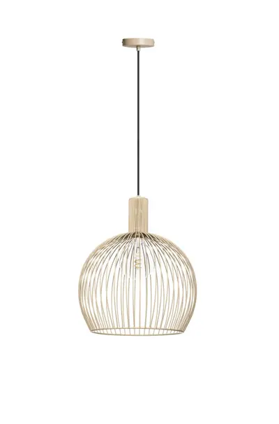 Foto van Hanglamp Wire zandkleur 40cm