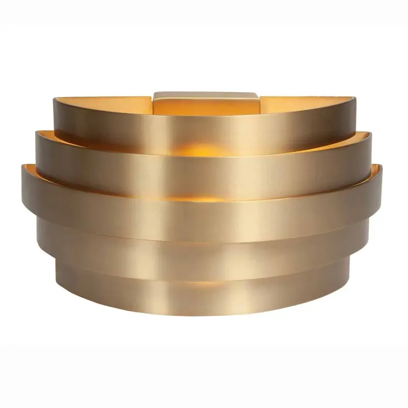 Foto 1 Wandlamp Scudo Messing Groot