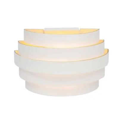 Foto van Wandlamp Scudo wit / goud Klein