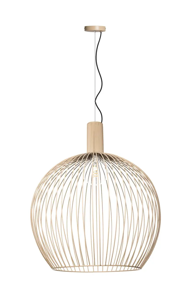 Foto 1 Hanglamp Wire zandkleur 70cm