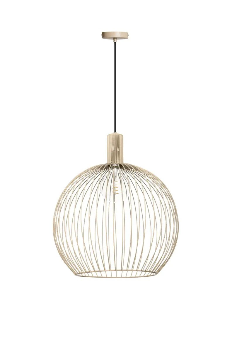 Foto 2 Hanglamp Wire zandkleur 70cm