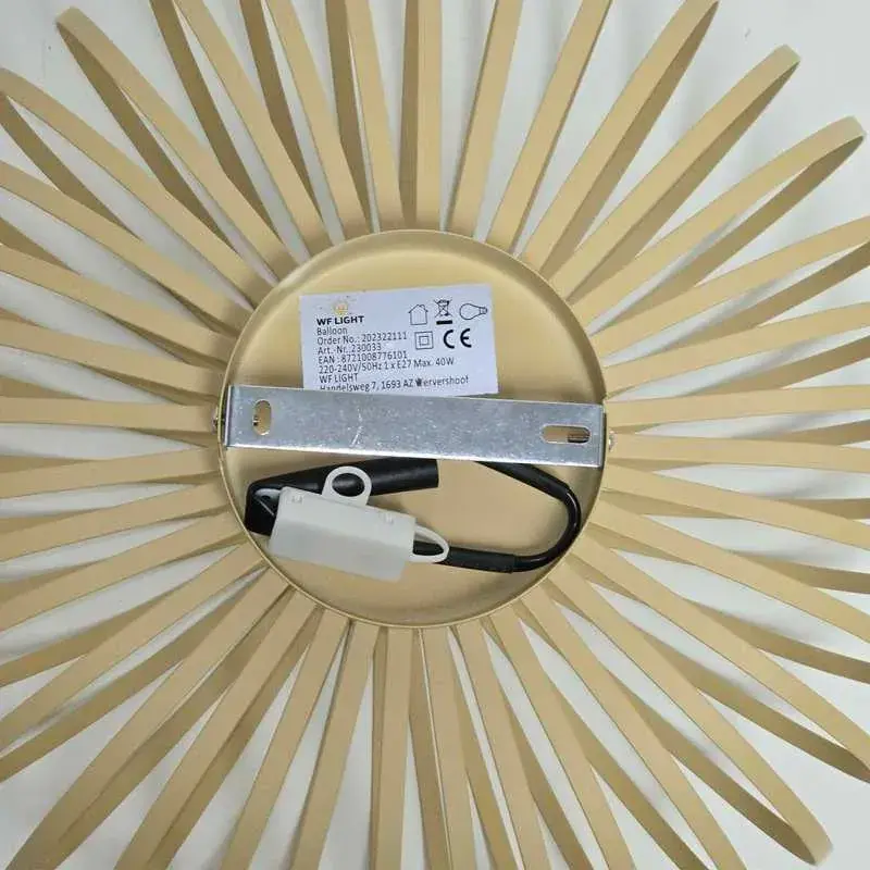 Foto 6 Plafondlamp zandkleur Agli 40cm 230033