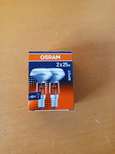 Foto van Osram 25W R50 E14 duo verpakking 10 stuks