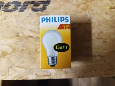 Foto van Gloeilamp 15Watt Mat E27 10 stuks