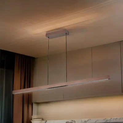 Foto van Hanglamp Bloom Line Geschuurd Coffee