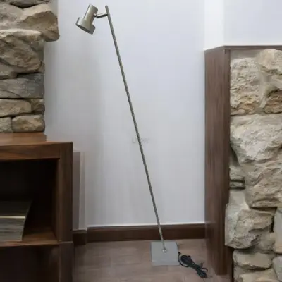 Foto van vloerlamp Lunata Staal 129cm kantelbaar S 9091 S