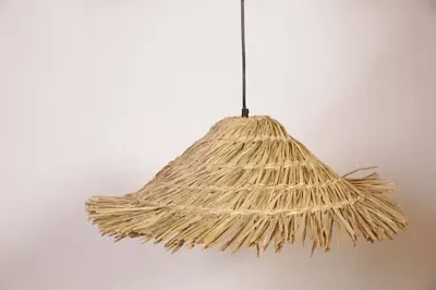 Foto van Hanglamp Hawai Naturel 60x60x20