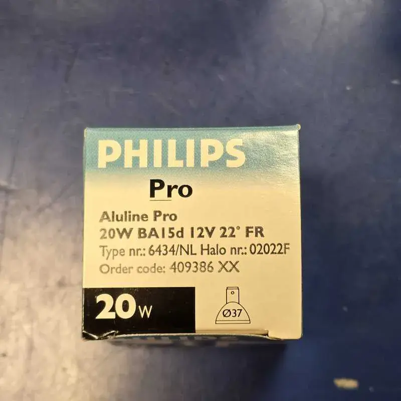 Foto 5 Philips alluline pro 20w BA15d 12v 22gr FR halogeen dimbaar