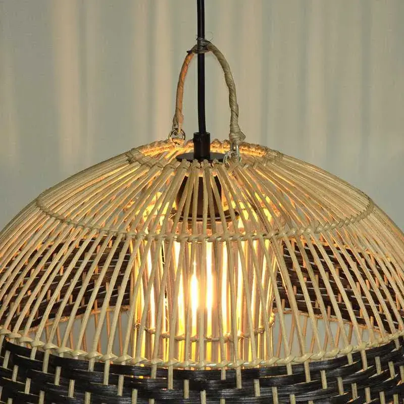 Foto 4 Hanglamp riet Appel 40cm