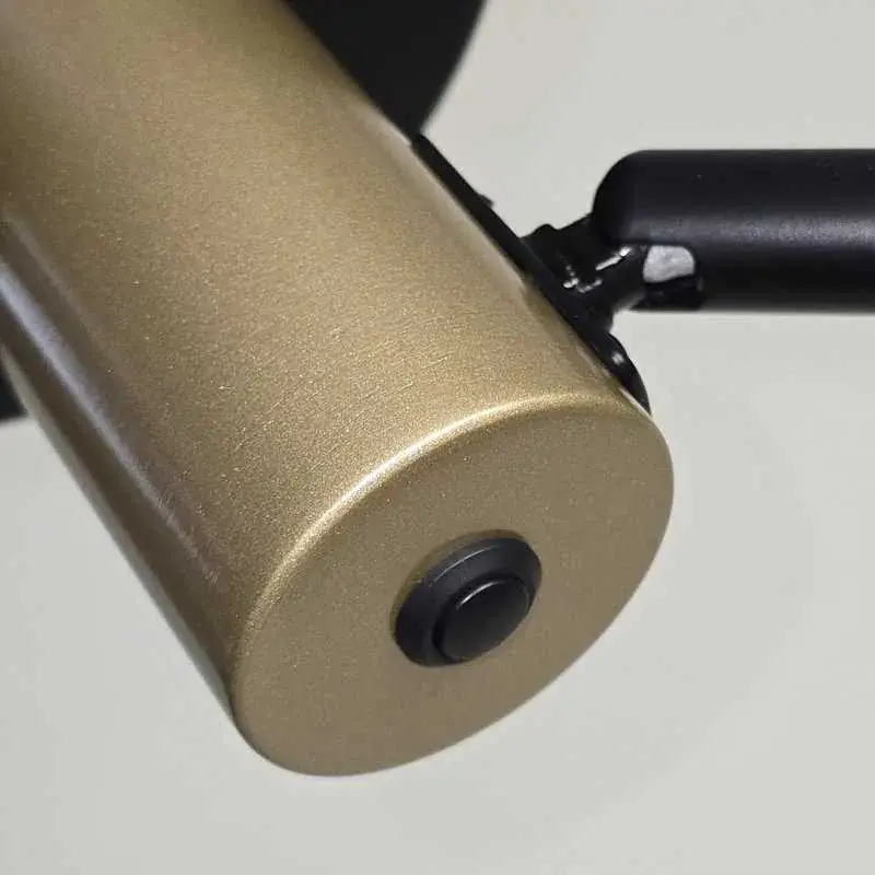 Foto 4 Vloerlamp Trofeo 2 lichts zwart goud S 5002 BG