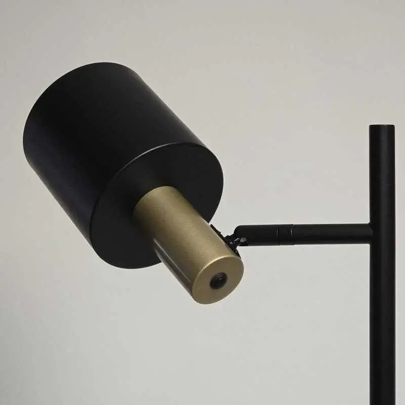 Foto 5 Vloerlamp Trofeo 2 lichts zwart goud S 5002 BG