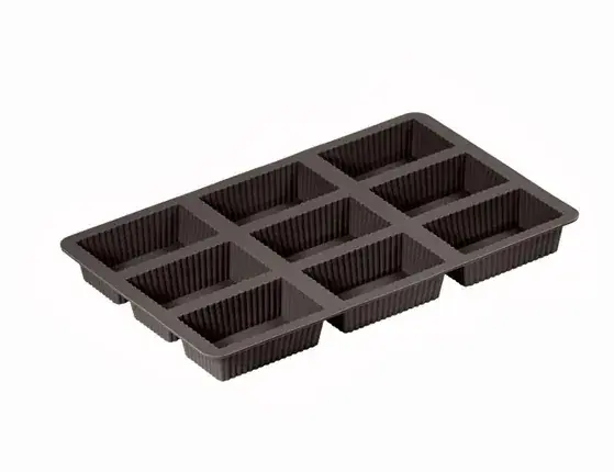Foto 1 Bakvorm 9 brownies/broodjes