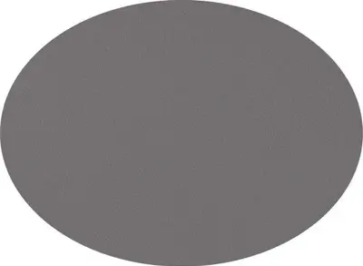 Foto van Ovale placemat lederlook Grijs