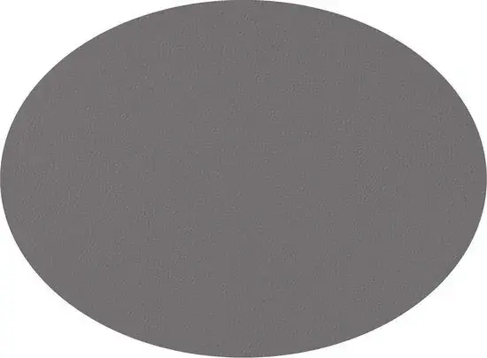 Foto 1 Ovale placemat lederlook Grijs