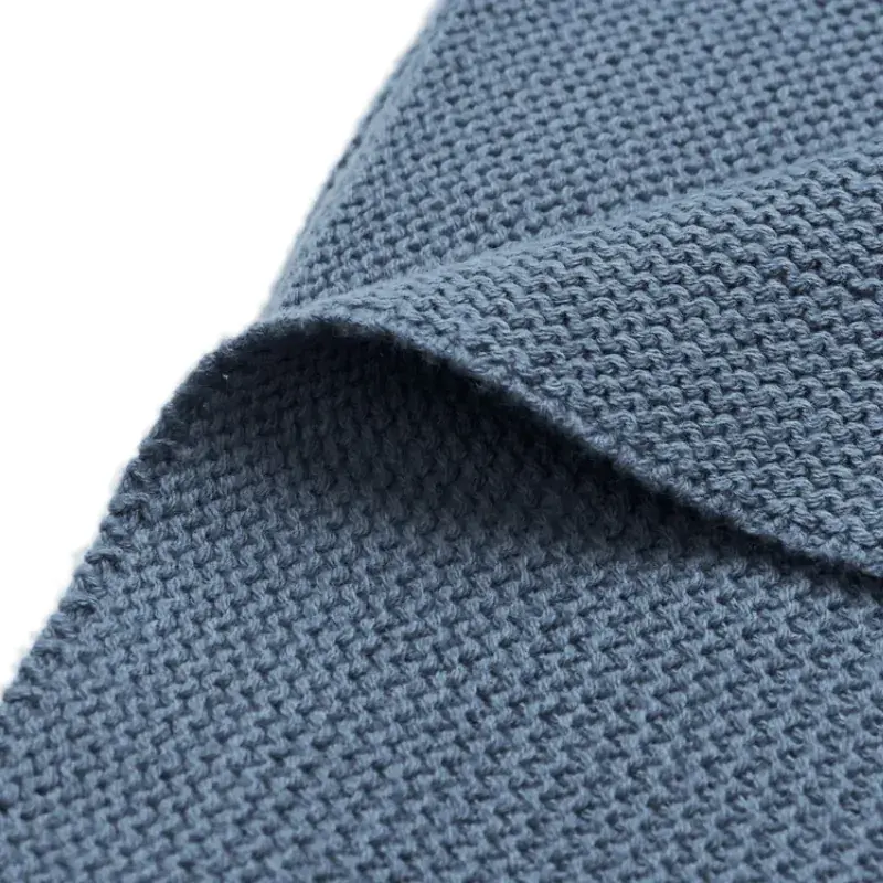 Foto 1 Wieg deken 75x100cm Jeans blue