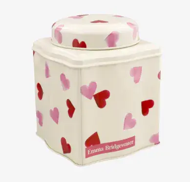 Foto 2 Pink Hearts Dome Lid Tin
