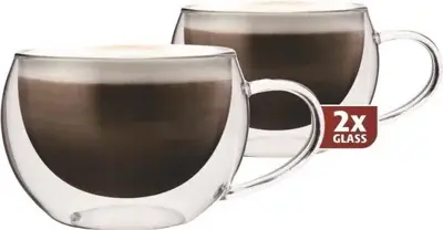 Foto van Thermoglas Cappuccino set/2