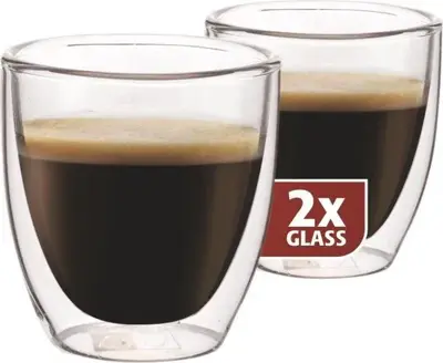 Foto van Thermoglas Espresso set van 2