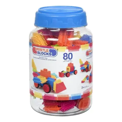Foto van Bristle blocks 80pcs. in pot