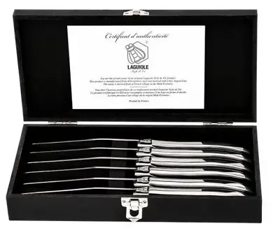 Foto van Laguiole steakmessen RVS