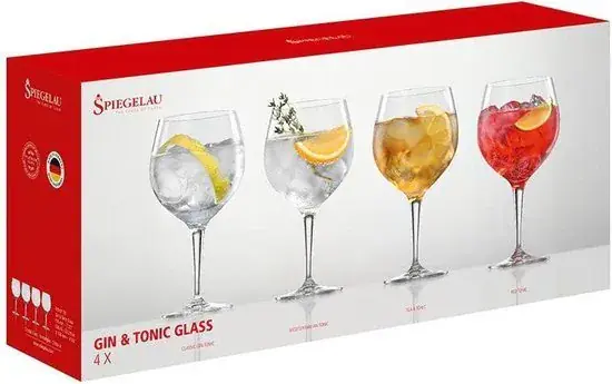 Foto 1 Gin & Tonic glazen set van 4