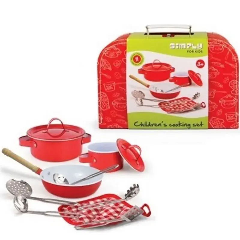 Foto 1 Kook set in koffer Rood