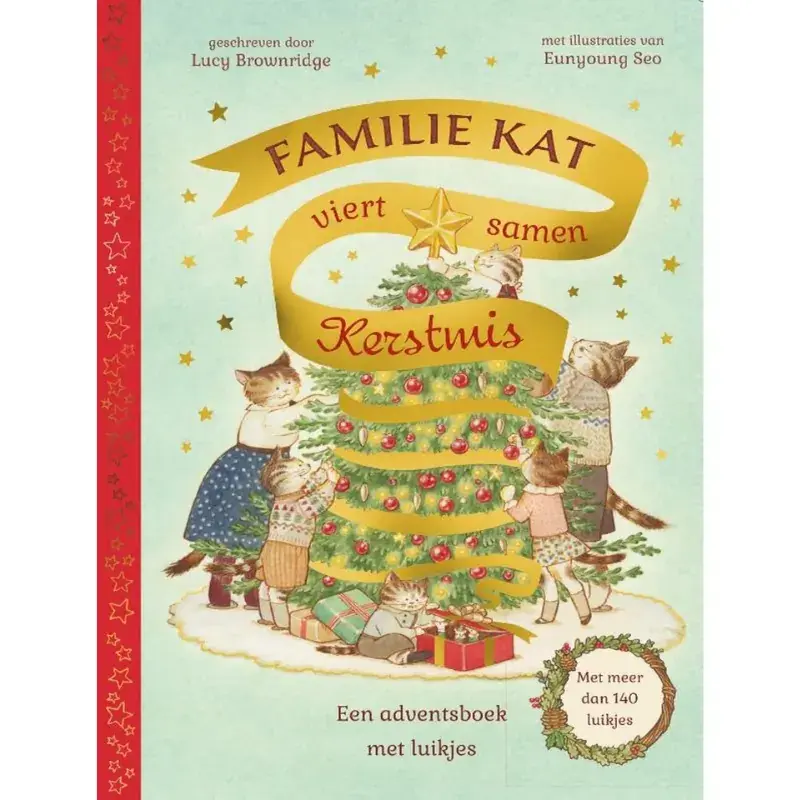 Foto 1 Familie Kat viert samen Kerst