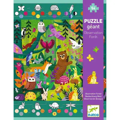 Foto van Djeco puzzel bos 54st