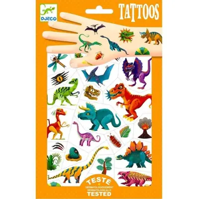 Foto van Djeco tattoo dino’s