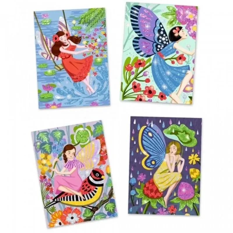 Foto 3 Djeco kleuren met glitter fee