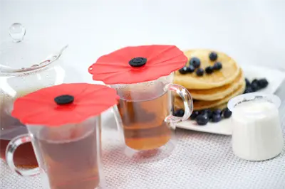 Foto van Set van 2 Poppy Drink Covers