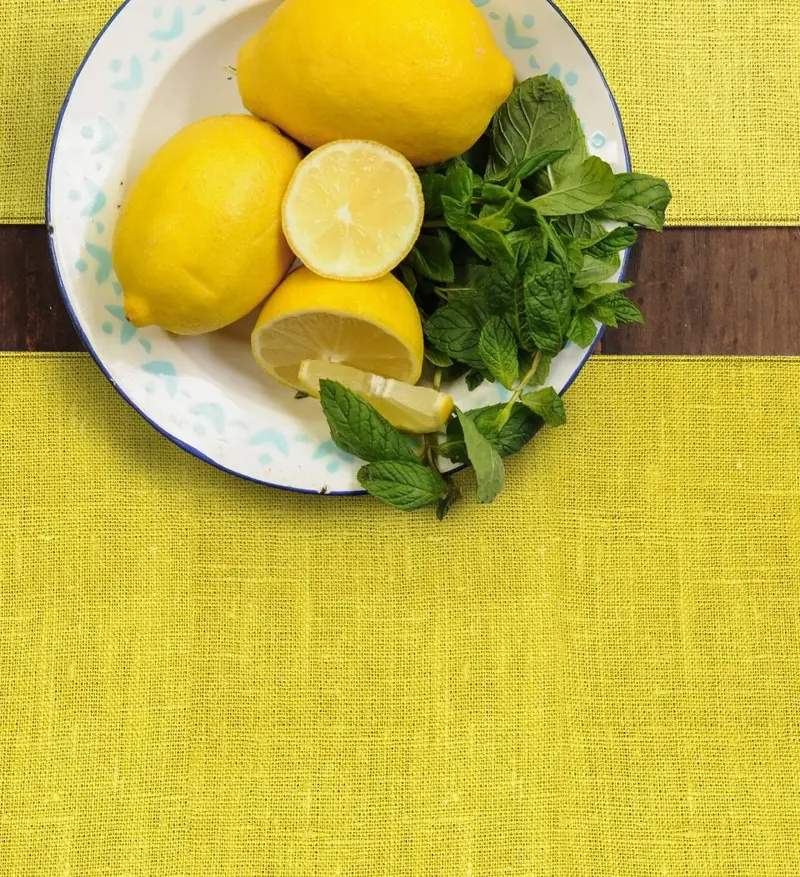 Foto 2 Placemat Linen Yellow