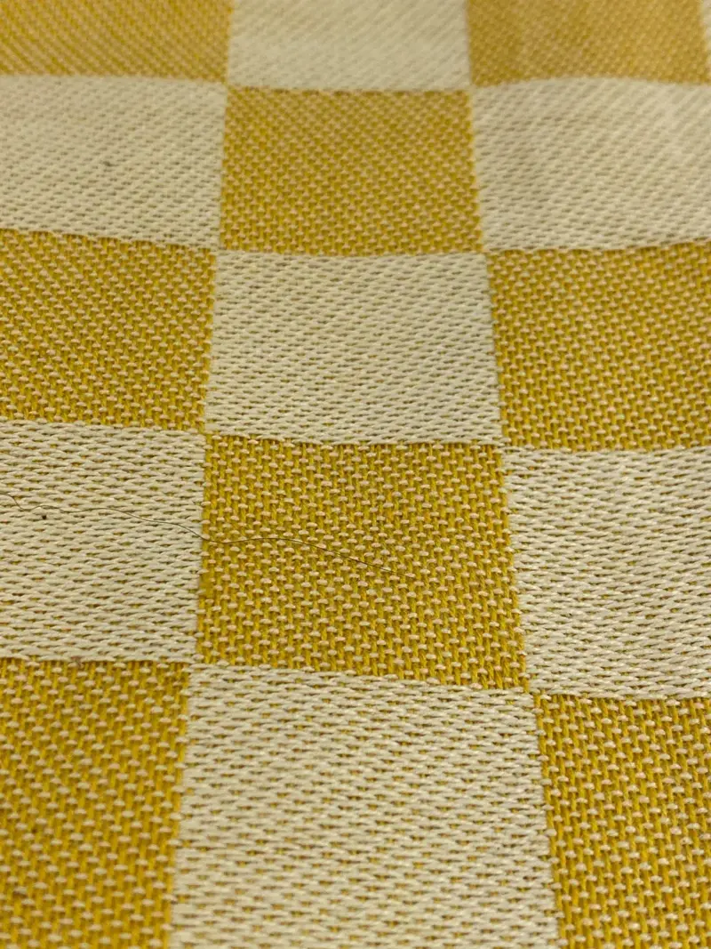 Foto 2 Theedoek blok Ochre