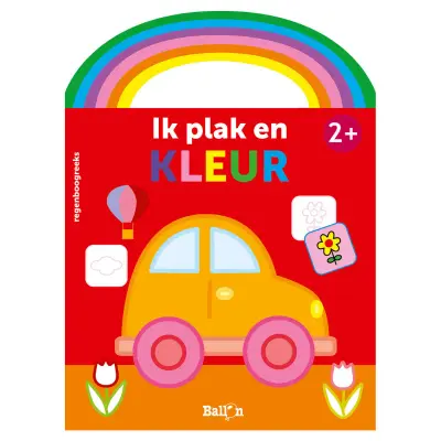 Foto van Ik plak en kleur auto 2+