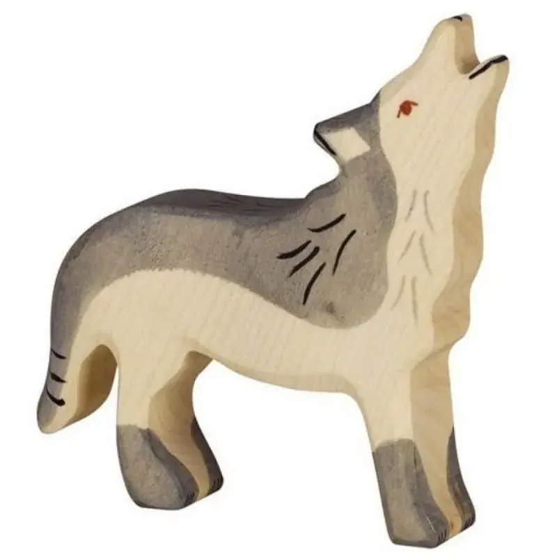 Foto 1 Huilende wolf