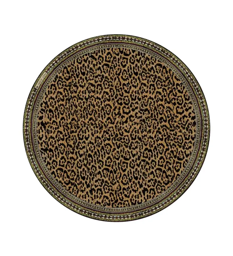 Foto 1 Placemat rond Leopard