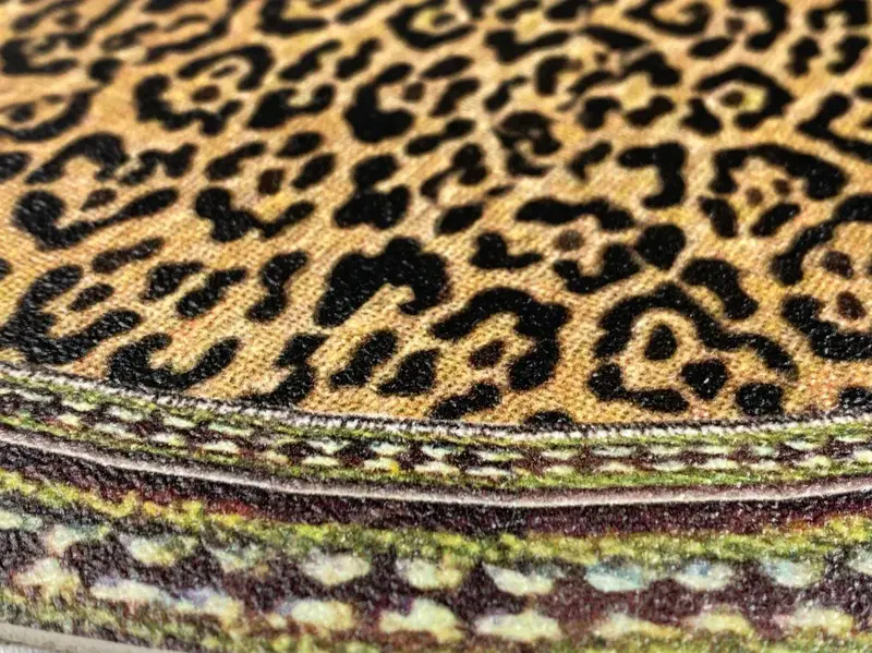 Foto 3 Placemat rond Leopard