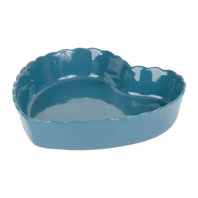 Foto van Hartvormige ovenschaal Blauw