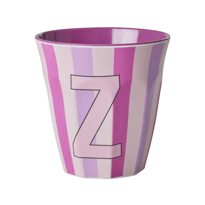 Foto 1 Melamine alfabet stripe Pink Z
