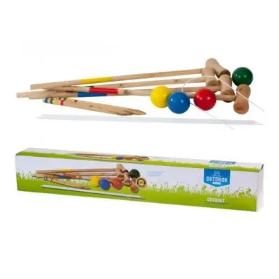 Foto van Croquet spel hout