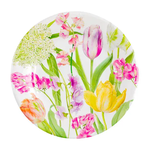 Foto 1 Salad plate Spring flower 8x