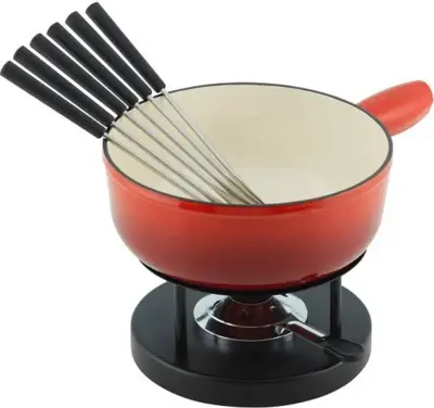 Foto van Fondueset Gietijzer 2,4L