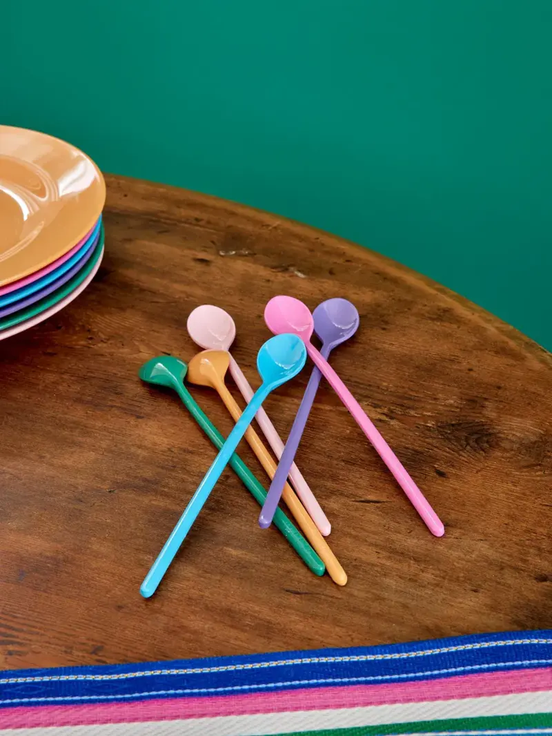 Foto 3 Melamine Latte Spoon 6st Multi