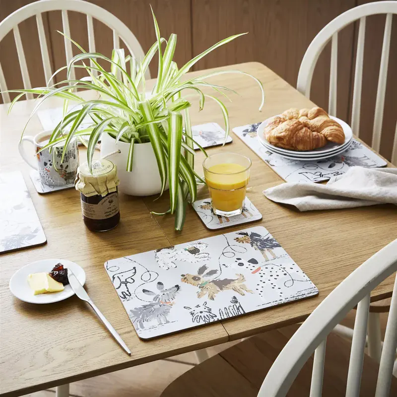 Foto 2 Kurken placemats Dog Days