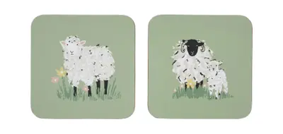 Foto van Onderzetters Woolly Sheep