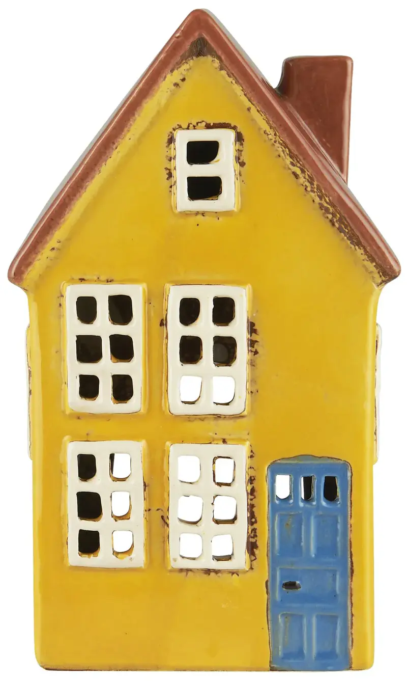 Foto 1 Huisje Nyhavn Geel-Blauw
