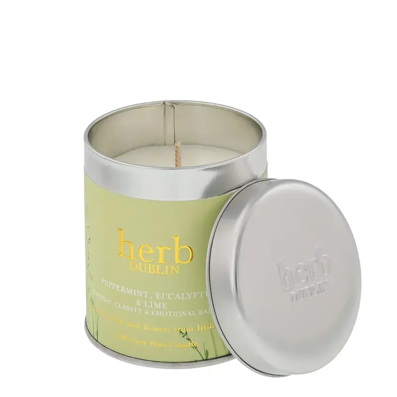 Foto 3 Mint eucalyptus Tin Candle