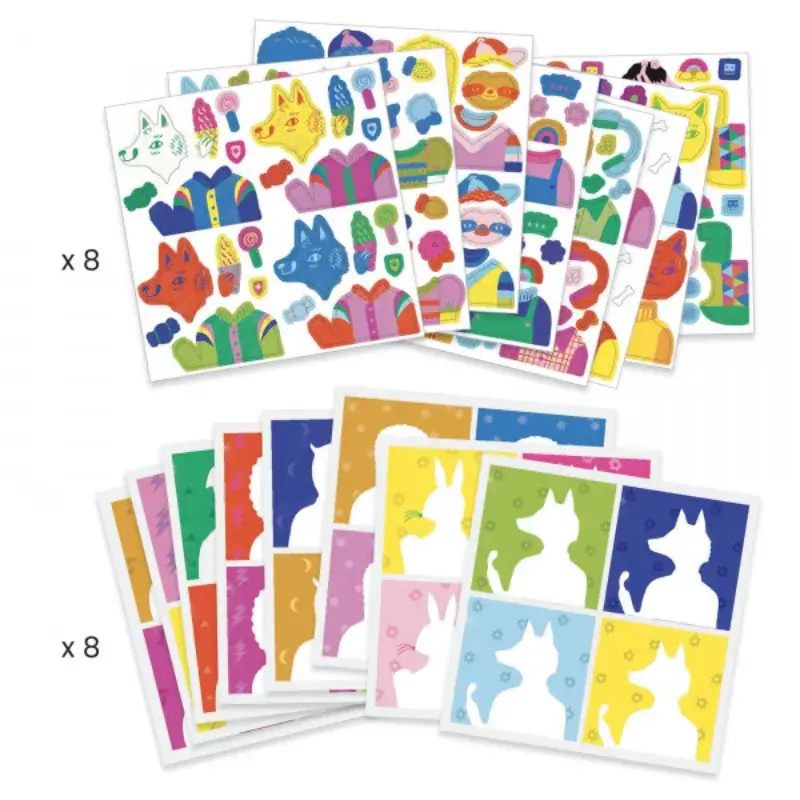 Foto 2 Djeco stickers AndyWarhol