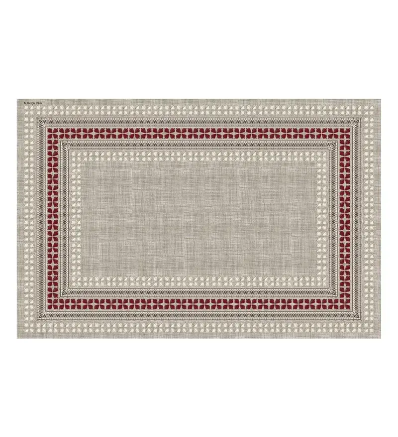 Foto 1 Placemat Cross Stitch Bordeaux